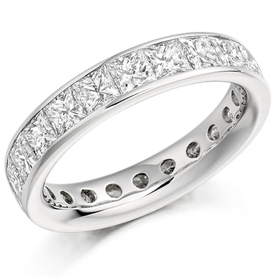 Channel-Set Diamond Full Eternity Ring, 3.3ct