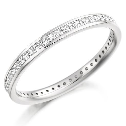 Channel-Set Diamond Full Eternity Ring, 0.62ct