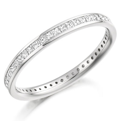 Channel-Set Diamond Full Eternity Ring, 0.62ct