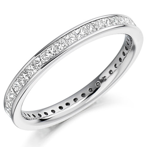 Channel-Set Diamond Full Eternity Ring B, 1.0ct