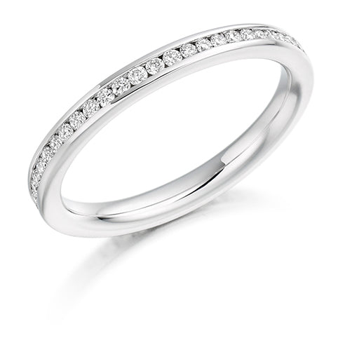 Channel-Set Diamond Full Eternity Ring, 0.41ct