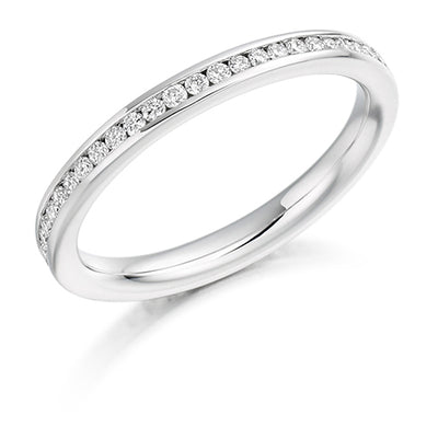 Channel-Set Diamond Full Eternity Ring, 0.41ct