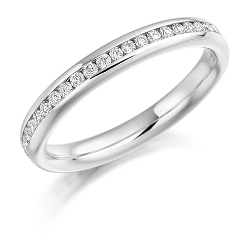 Channel-Set Diamond Full Eternity Ring C, 0.5ct