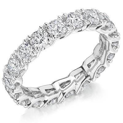 Claw-Set Diamond Full Eternity Ring G, 3.0ct