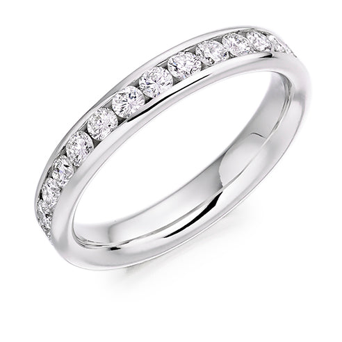 Channel-Set Diamond Full Eternity Ring, 1.3ct