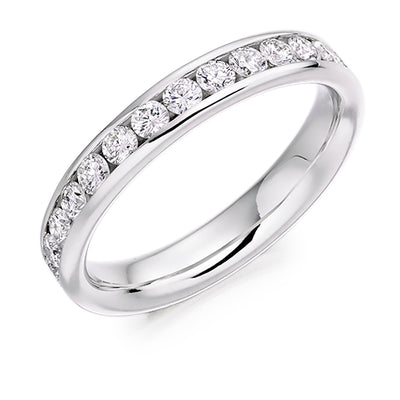 Channel-Set Diamond Full Eternity Ring, 1.3ct