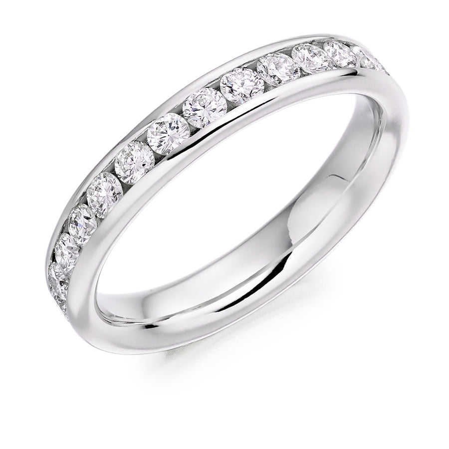 Channel-Set Diamond Full Eternity Ring, 1.3ct