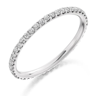 Micro-Claw Full Eternity Ring, 0.5ct total