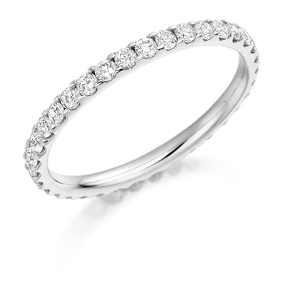 Micro-Claw Full Eternity Ring, 0.75ct total