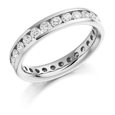 Channel-Set Diamond Full Eternity Ring, 1.75ct