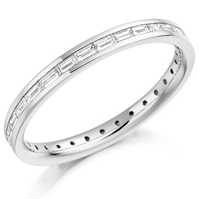Channel-Set Diamond Full Eternity Ring D, 0.6ct