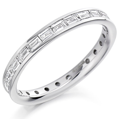 Channel-Set Diamond Full Eternity Ring, 1.25ct
