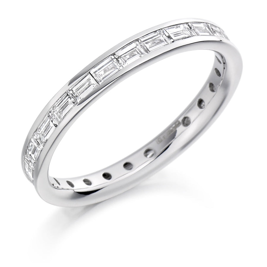 Channel-Set Diamond Full Eternity Ring, 1.25ct