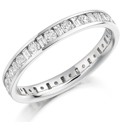 Channel-Set Full Eternity Ring, 1.15ct total (FET903)