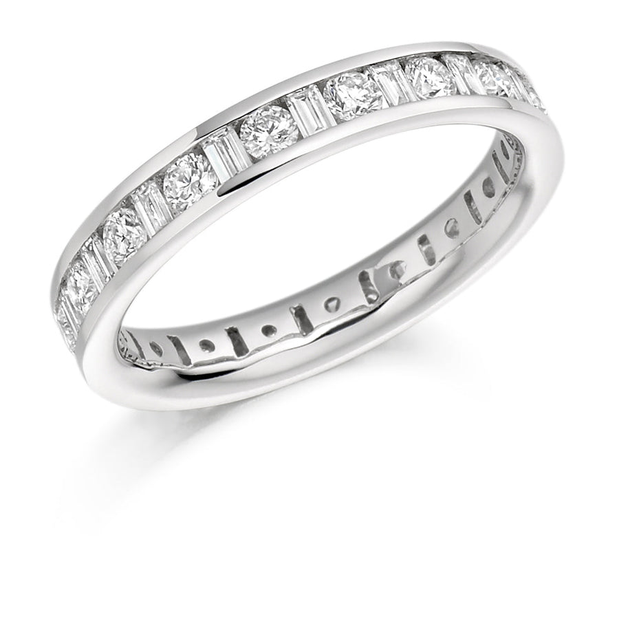 Channel-Set Full Eternity Ring, 1.53ct total