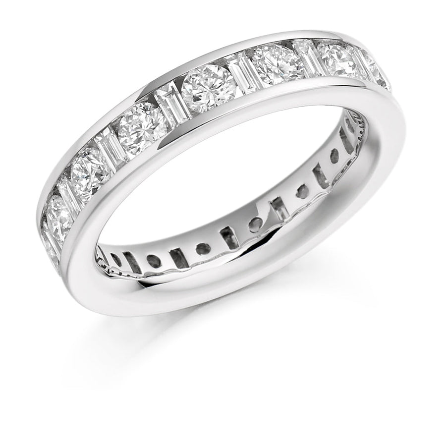 Channel-Set Full Eternity Ring, 3.01ct total