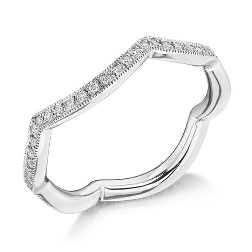 Milgrain Grain-Set Full Eternity Ring, 0.25ct total