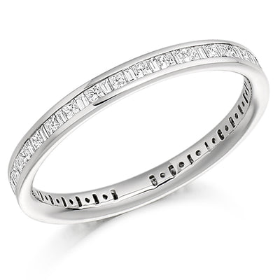 Channel-Set Diamond Full Eternity Ring, 0.53ct