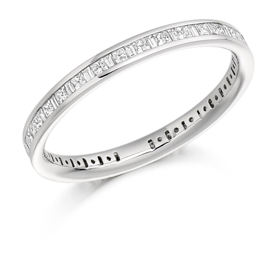Channel-Set Diamond Full Eternity Ring, 0.53ct