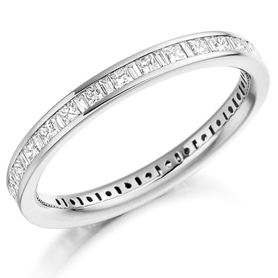 Channel-Set Diamond Full Eternity Ring D, 1.0ct