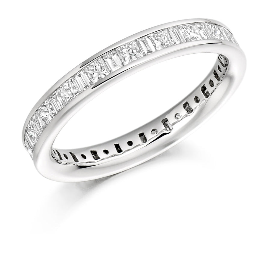 Channel-Set Diamond Full Eternity Ring, 1.51ct