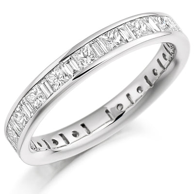 Channel-Set Diamond Full Eternity Ring B, 2.0ct