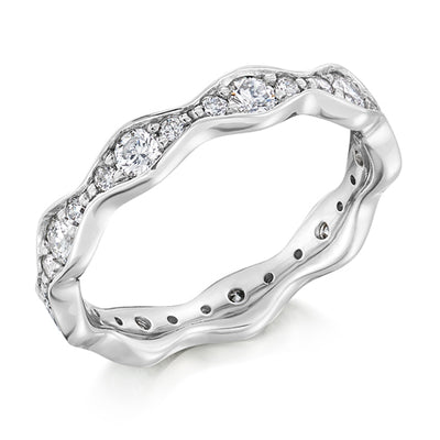 Grain-Set Full Eternity Ring, 1.0ct total