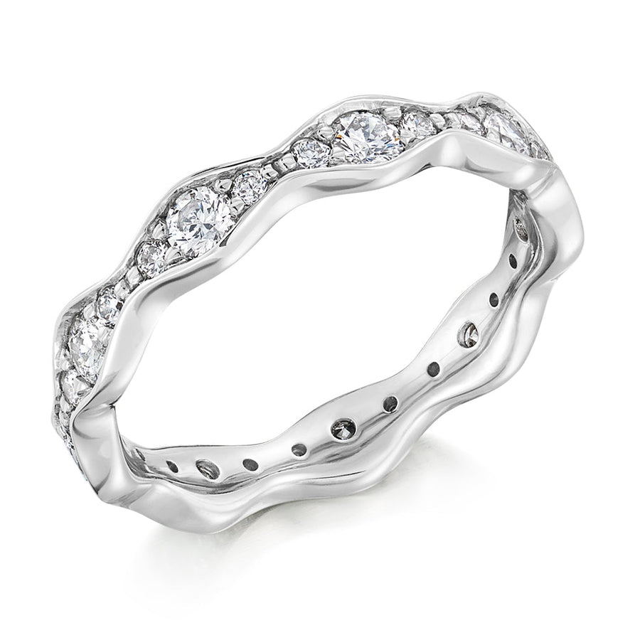 Grain-Set Full Eternity Ring, 1.0ct total