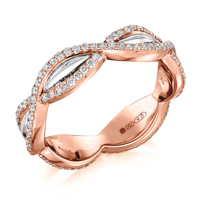 Micro-Claw Full Eternity Ring, 0.6ct total