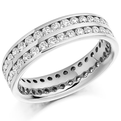 Channel-Set Full Eternity Ring, 1.75ct total