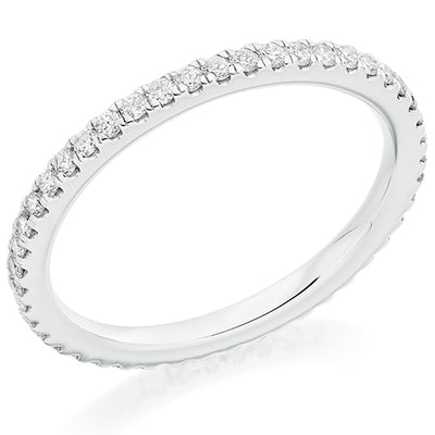 Micro-Claw Diamond Full Eternity Ring B, 0.5ct
