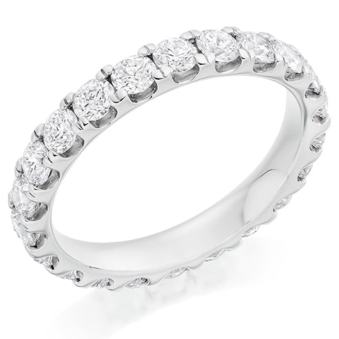 Micro-Claw Diamond Full Eternity Ring, 2.0ct