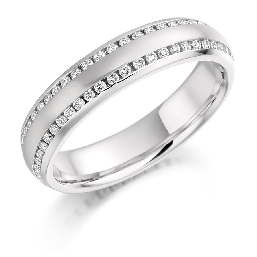 Channel-Set Full Eternity Ring, 0.5ct total (FET983)