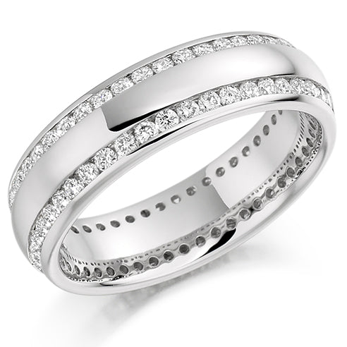Channel-Set Full Eternity Ring, 1.0ct total (FET984)