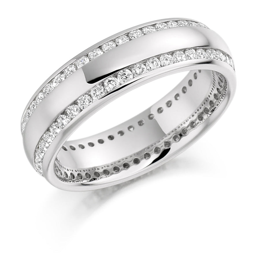 Channel-Set Full Eternity Ring, 1.0ct total (FET984)