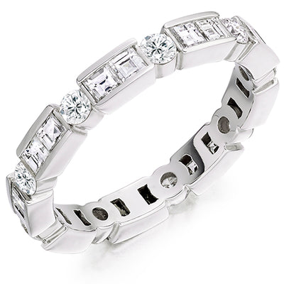 Bar-Set Full Eternity Ring, 1.5ct total (FETRC2012)
