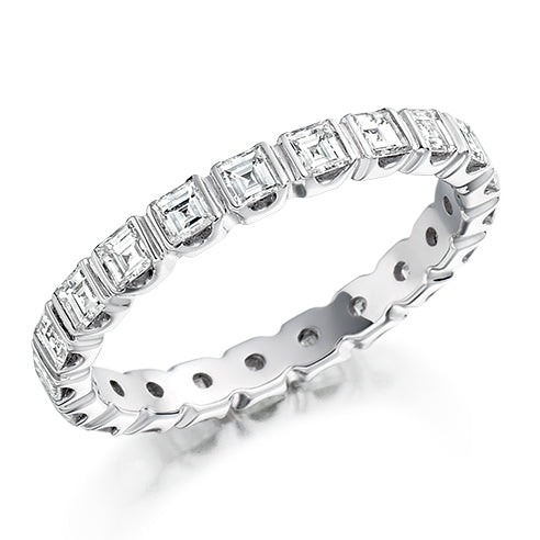 Bar-Set Full Eternity Ring, 1.8ct total
