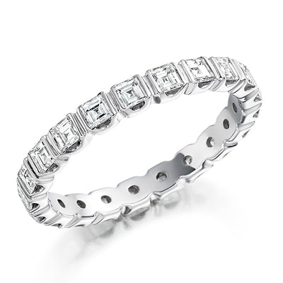 Bar-Set Full Eternity Ring, 1.8ct total