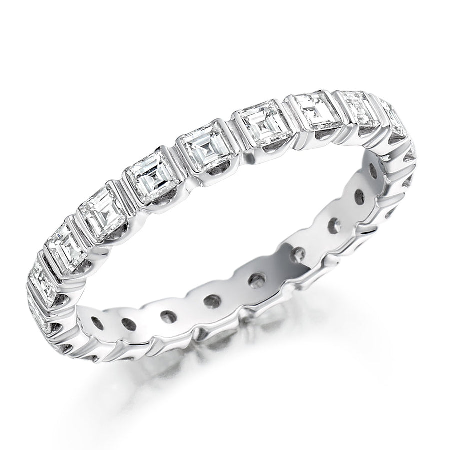 Bar-Set Full Eternity Ring, 1.8ct total