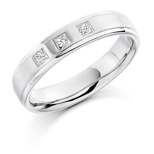 Flush-Set Diamond Gents Ring, 0.22ct