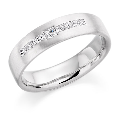 Flush-Set Diamond Gents Ring, 0.41ct
