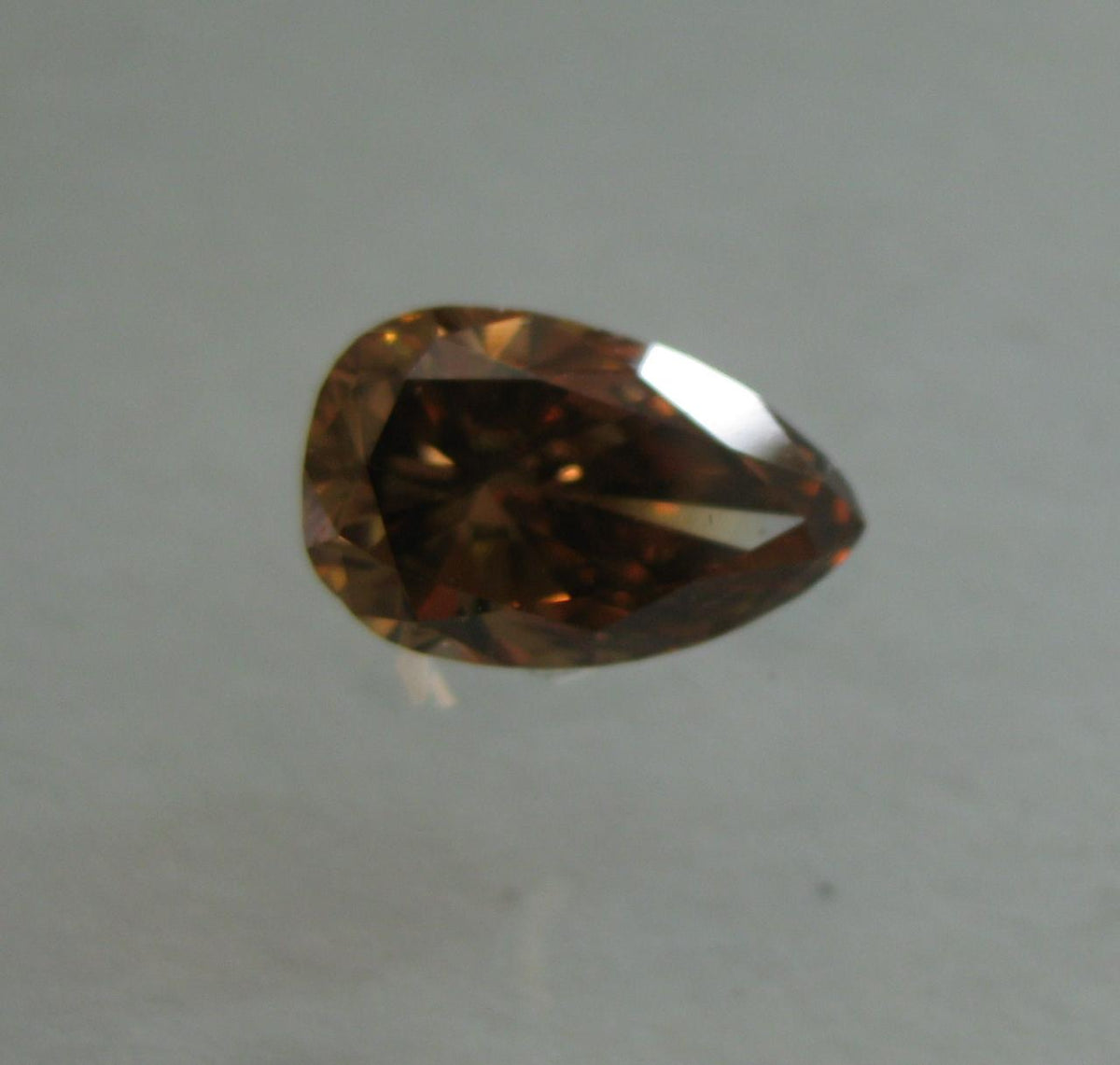 Pear Fancy Dark Yellowish Brown Natural Diamond 1.71ct loose diamond