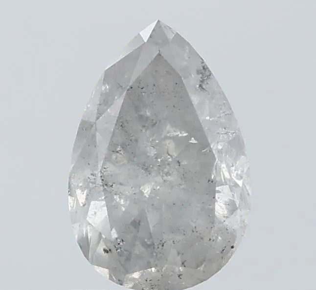 Pear Salt And Pepper Natural Diamond 1.57ct I3 loose diamond