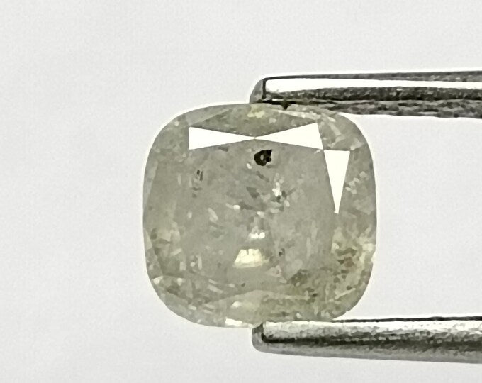 Cushion Gray Natural Diamond 0.38ct I3 loose diamond