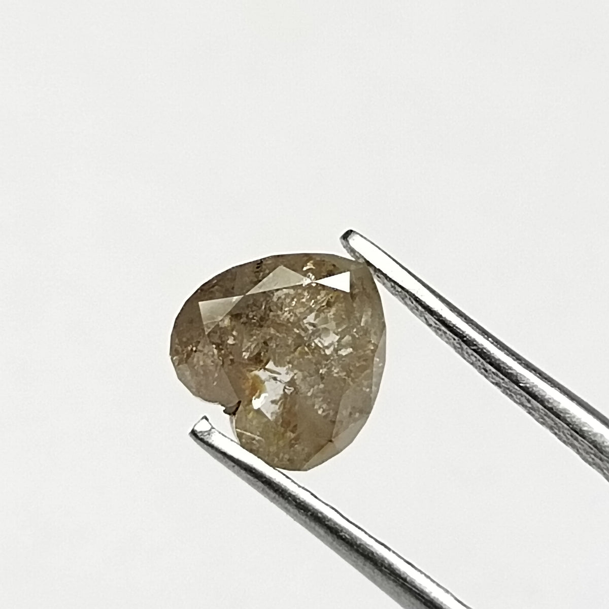 Heart Salt And Pepper Natural Diamond 0.77ct I3 loose diamond
