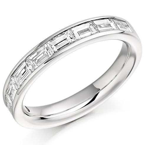 Channel-Set Half Eternity Ring, 1.0ct total (HET1021)
