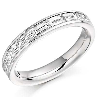 Channel-Set Half Eternity Ring, 1.0ct total (HET1021)