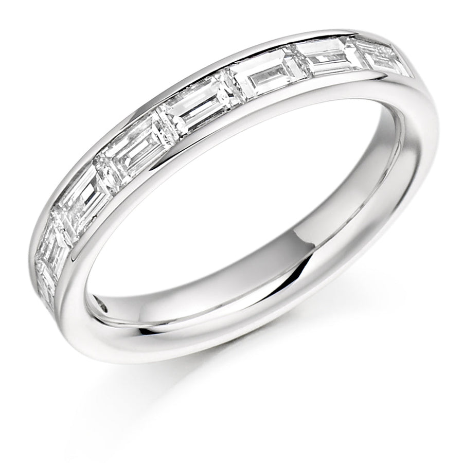 Channel-Set Half Eternity Ring, 1.0ct total (HET1021)