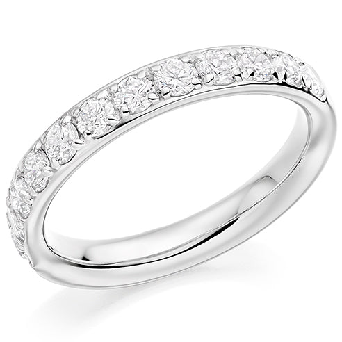 Grain-Set Half Eternity Ring, 1.0ct total