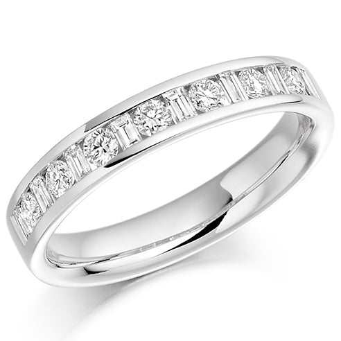 Channel-Set Half Eternity Ring, 0.5ct total (HET1109)